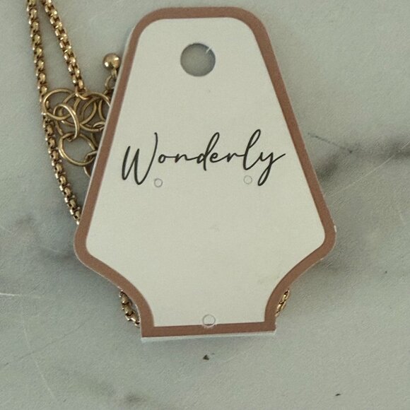 Wonderly 32" Chain Leopard Print 7" Pendant Necklace Tassel Adjustable - Picture 4 of 7